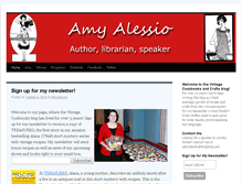 Tablet Screenshot of amyalessio.com